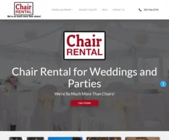 Chairrentaldenver.com(Chair Rental) Screenshot