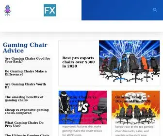 Chairsfx.com(The best gaming chairs from the top brands) Screenshot