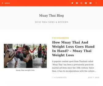 Chaisaimuaythai.com(Muay Thai Blog) Screenshot