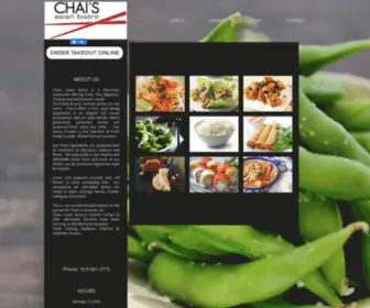 Chaisasianbistro.com(Chai's Asian Bistro) Screenshot