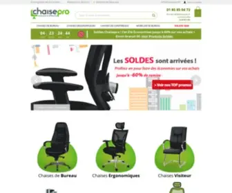 Chaisepro.fr(Votre spécialiste en Chaises de bureau et mobilier) Screenshot