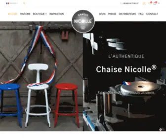 Chaises-Nicolle.com(Depuis 1913) Screenshot