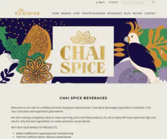 Chaispice.com.au(Chai Spice) Screenshot