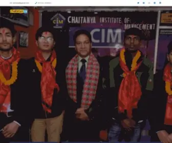 Chaitanyaca.com(CA in Nepal) Screenshot