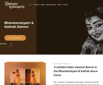 Chaitanyakrishnamurthy.com(Chaitanya Krishnamurthy) Screenshot