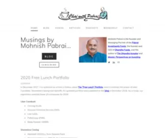 Chaiwithpabrai.com(Mohnish pabrai) Screenshot