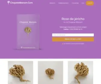 Chajaratmariam.com(Rose de Jéricho) Screenshot