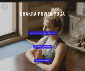 Chakrapoweryoga.com(Chakra Power Yoga) Screenshot