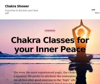 Chakrashower.com(A journey to discover your best self) Screenshot