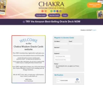Chakrawisdomoracle.com(Chakra Wisdom Oracle Cards) Screenshot