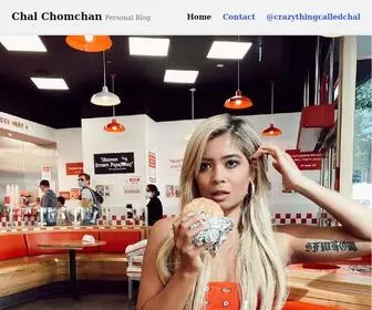 Chalchomchan.blog(Personal Blog) Screenshot