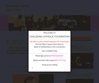 Chaldean-Catholic.org(Chaldean Catholic Foundation) Screenshot