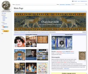 Chaldeanwiki.com(ChaldeanWiki) Screenshot