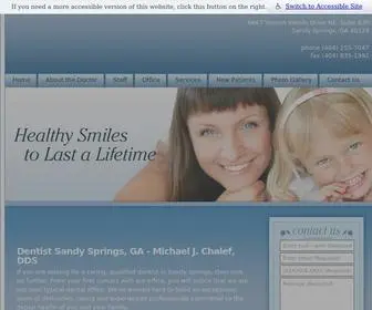 Chalefdds.com(Sandy Springs) Screenshot