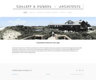 Chaleffandrogers.com(Chaleff & Rogers Architects) Screenshot