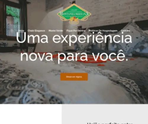 Chalesmontanhaserrana.com.br(Chalés em Monte Verde) Screenshot