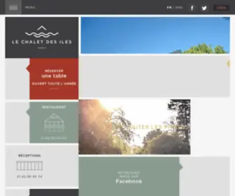 Chalet-Des-Iles.com(Le Chalet des Iles) Screenshot