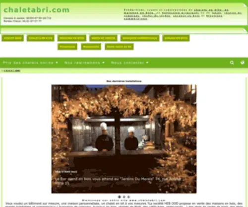 Chaletabri.com(Chalet Abri) Screenshot