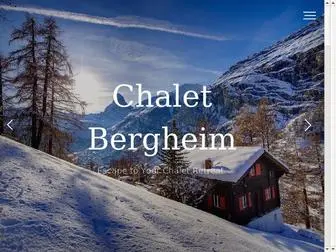 Chaletbergheim.com(Chalet Bergheim) Screenshot