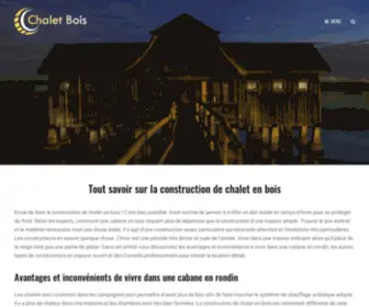 Chaletbois.net(Retrouvez) Screenshot