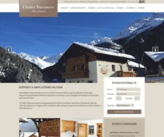 Chaletbucaneve.it(Residence Chalet Bucaneve) Screenshot