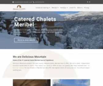 Chalets-Meribel.co.uk(Catered Chalets Meribel) Screenshot