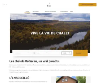 Chaletsbatiscan.com(Accueil) Screenshot