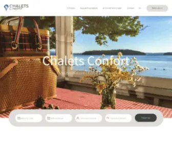 Chaletsconfort.com(Chalets Confort) Screenshot