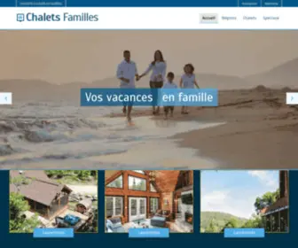 Chaletsfamilles.com(Chalets) Screenshot