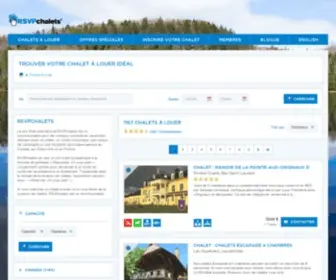 Chaletsqc.com(Chalets) Screenshot