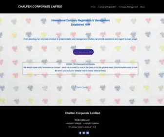 Chalfen.com(Company Registration) Screenshot