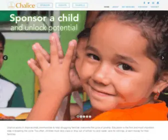 Chalice.com(Sponsor a Child) Screenshot
