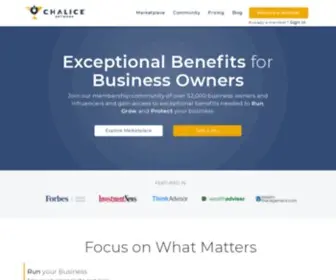 Chalicenetwork.com(Resources for Small Business Owners) Screenshot