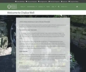 Chalicewell.org.uk(The Chalice Well Trust) Screenshot
