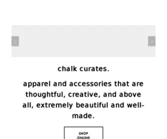 Chalkboutique.com(Chalk boutique) Screenshot