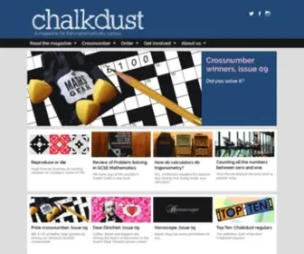 Chalkdustmagazine.com(Chalkdust Home) Screenshot