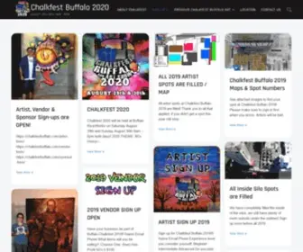 Chalkfestbuffalo.com(August 29th 30th 9am) Screenshot