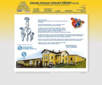 Chalko.cz(Výroba a prodej stavebních a speciálních hřebíků) Screenshot