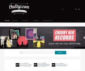 Chalkys.com(Selling music and film since 1987) Screenshot