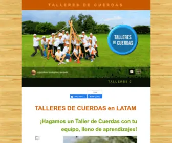 Challenge-Courses.com(Talleres de Cuerdas para fortalecer el trabajo en equipo desarrollando habilidades blandas con el respaldo Ernesto Yturralde Worldwide Inc) Screenshot