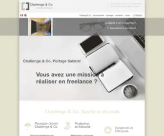 Challengeandco.com(Portage salarial Loire) Screenshot