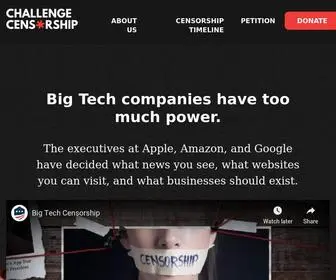 Challengecensorship.com(Challenge Censorship) Screenshot