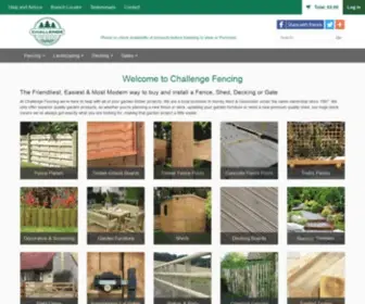 Challengefencing.com(Garden Fencing Surrey) Screenshot