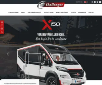Challenger-Bobiler.no(Campervans og vans fra Challenger) Screenshot