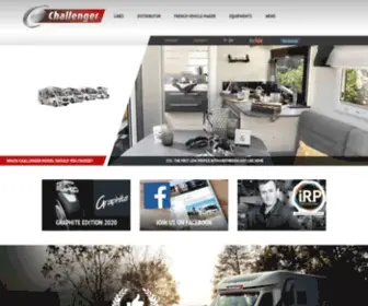 Challenger-Motorhomes.com(A major French brand of motorhomes) Screenshot
