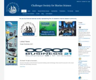 Challenger-Society.org.uk(Challenger Society) Screenshot
