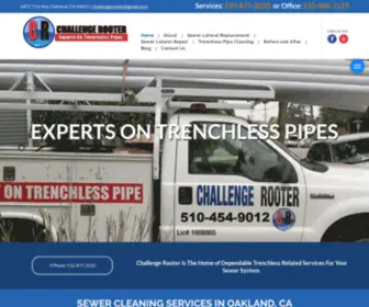 Challengerooter.com(Sewer Cleaning Services Offered in Oakland) Screenshot