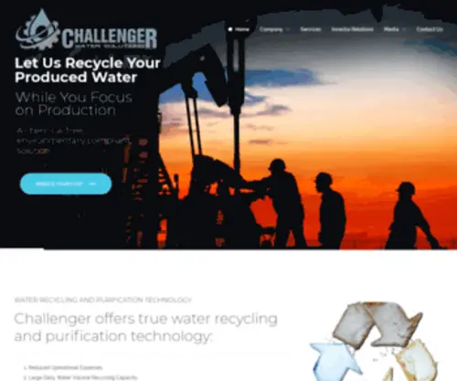 Challengerws.com(Advanced Water Recycling) Screenshot