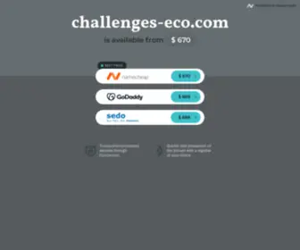 Challenges-Eco.com(Challenges Eco) Screenshot