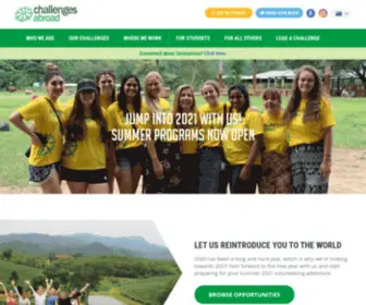 Challengesabroad.com.au(Volunteer Overseas) Screenshot